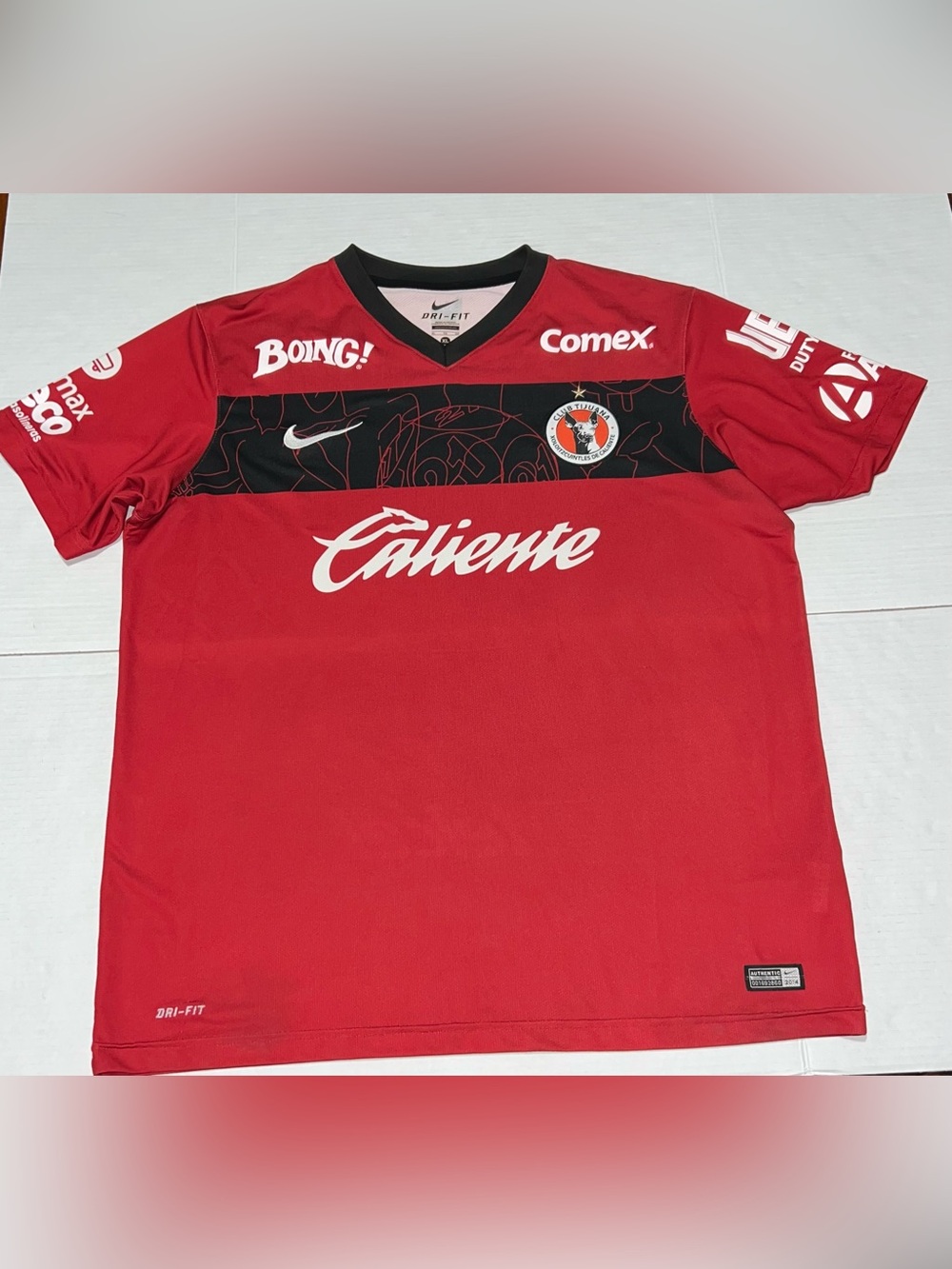 Vintage Club Tijuana Xolos 2014 Nike Home Jersey Liga Mx Mexico Soccer Shirt Xl